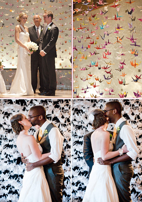 Làm backdrop hoa giấy sân khấu hội trường đám cưới đẹp