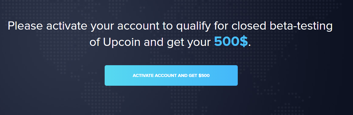 Hướng dẫn đăng ký Upcoin và nhận ngay 500$ miễn phí tài khoản giao dịch