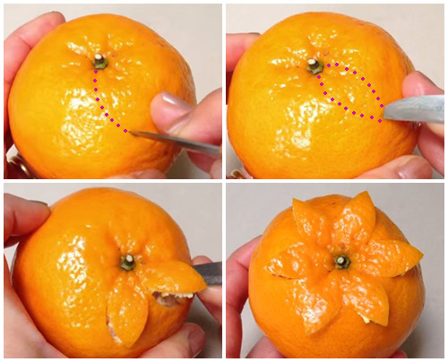 Cách tỉa quả cam đơn giản mà đẹp mắt - 2