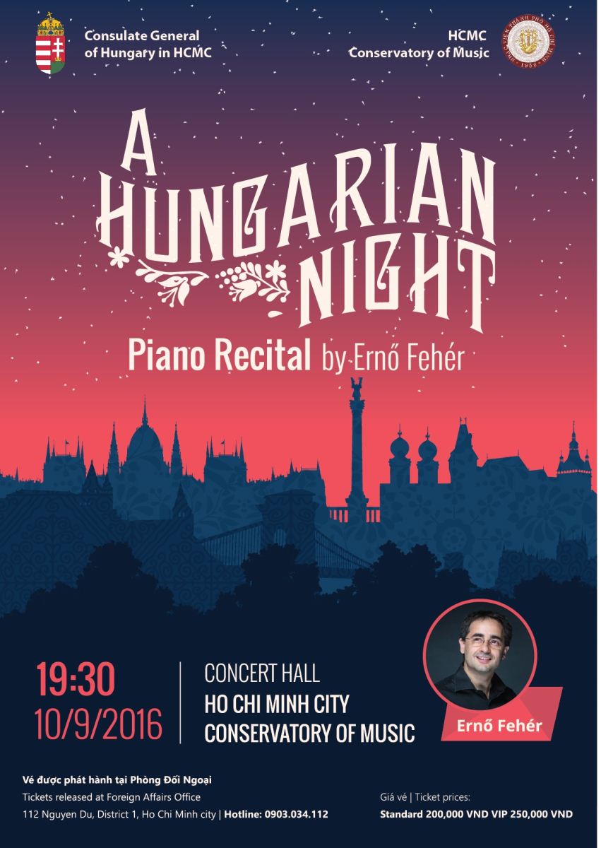 Kết quả hình ảnh cho Hòa nhạc “A Hungarian Night”