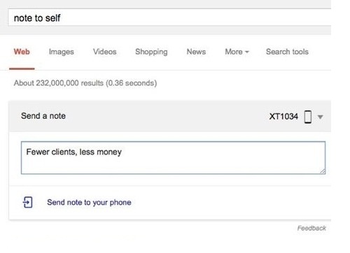 Những thủ thuật thực thi tác vụ Android từ Google Search