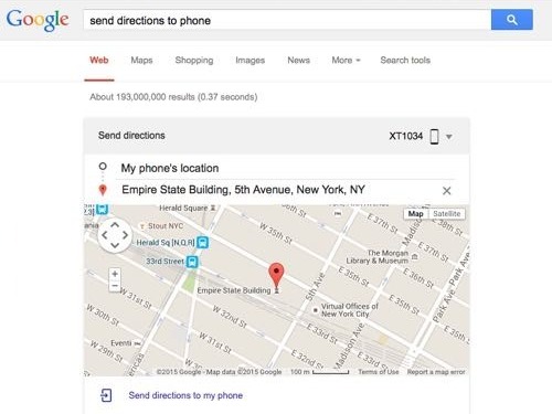 Những thủ thuật thực thi tác vụ Android từ Google Search