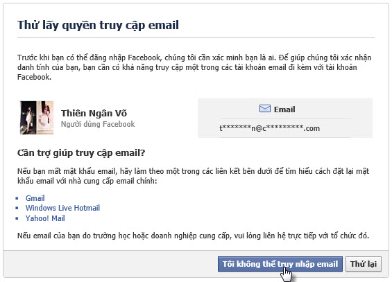 toi khong the truy cap email