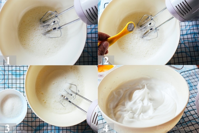 Cách làm bánh bông lan bằng chảo chống dính