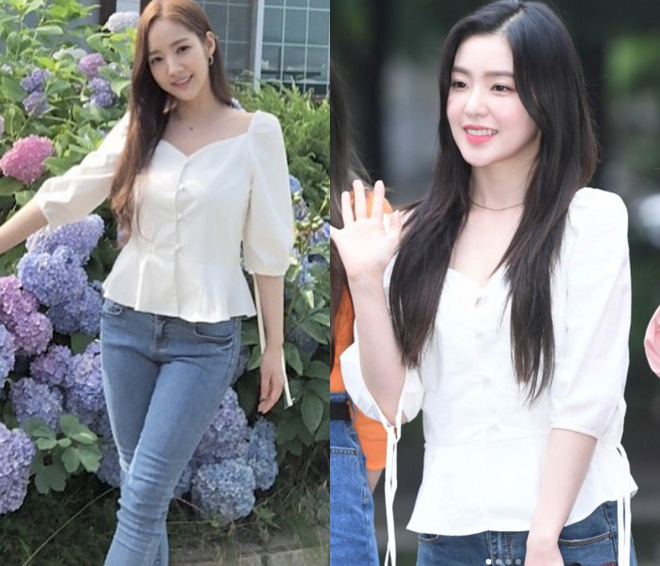 Cùng chung ý tưởng khi diện chiếc áo này, Park Min Young và Irene khiến fan khó phân định được ai đẹp hơn - Ảnh 4.