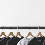 T-Shirts on Rack with Room for Text