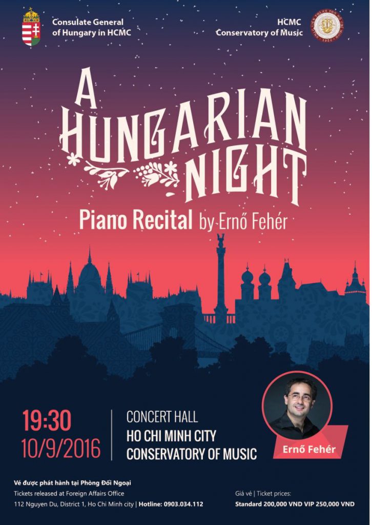 Kết quả hình ảnh cho Hòa nhạc “A Hungarian Night”