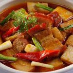 Cách làm món Thịt kho củ cải ngon