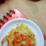 bánh tôm chiên khoai môn