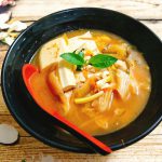 canh kim chi đậu phụ nóng hổi ngon xuýt xoa xì xụp