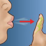 mẹo chữa bệnh thổi ngón tay