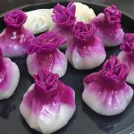 Há cảo phiên bản lá cẩm đẹp lạ lùng mà ngon cực ngon